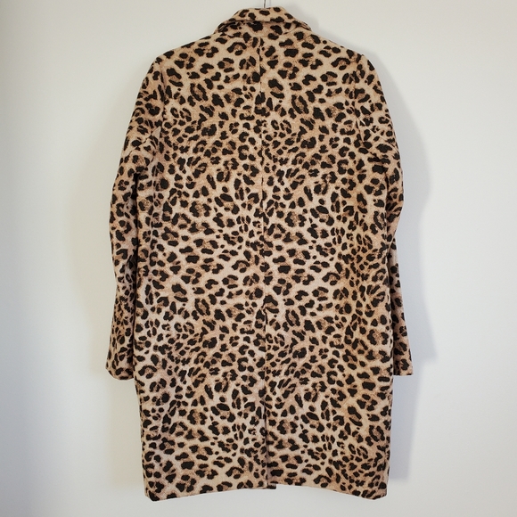 Noisy May Leopard Print Coat - Picture 2 of 5